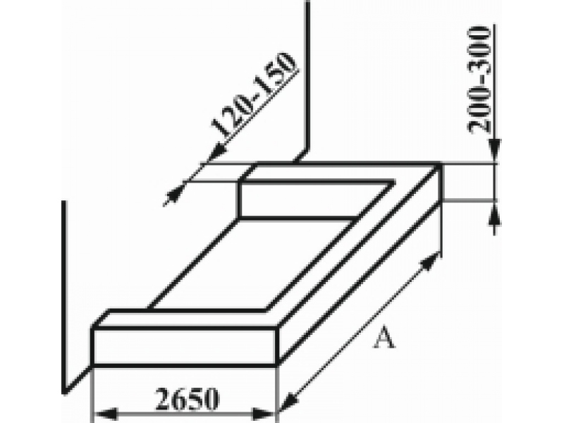 Skleník K STENE rozšírený - základy Skleník K STENE rozšírený - základy