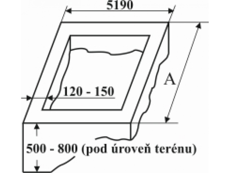 Skleník KLASIK rozšírený - základy Skleník KLASIK rozšírený - základy