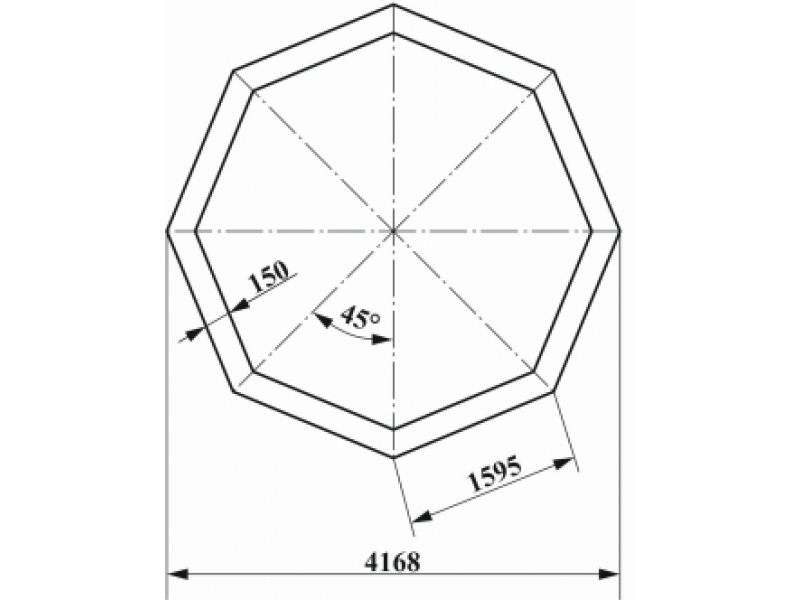 Skleník OSEMUHOLNÍK - základy Skleník OSEMUHOLNÍK - základy
